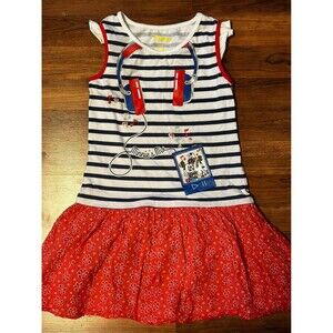 Disney Mickey Minnie girls dress 7/8